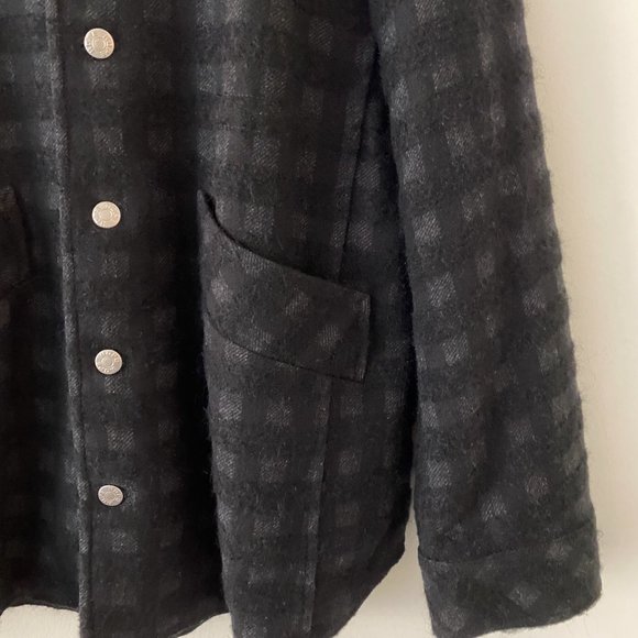 HOPE Stockholm Wool Blend French Check Jacket Coat - Picture 7 of 11